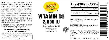 VSN Vital Strength Nutrition Vitamin D3 2,000 IU - supplement