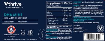Vthrive The Vitamin Shoppe DHA Mini 1000 mg - supplement
