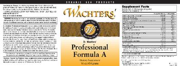 Wachters' Dr. Wachters' Professional Formula A - supplement