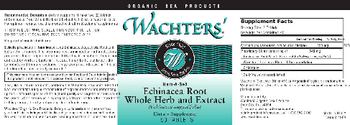 Wachters' Echinacea Root Whole Herb And Extract (Echinacea augustifolia) - supplement