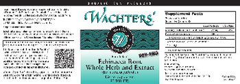 Wachters' Echinacea Root Whole Herb And Extract - supplement