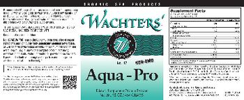 Wachters' No. 17 Aqua-Pro - supplement protein powder