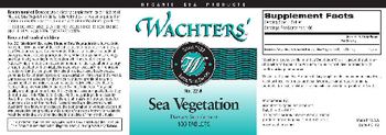 Wachters' No. 22 A Sea Vegetation - supplement