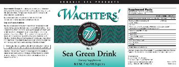Wachters' No. 3 Sea Green Drink - supplement