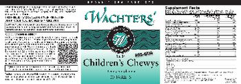 Wachters' No. 34 Children's Chewys - supplement