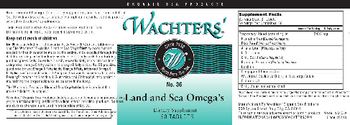 Wachters' No. 36 Land And Sea Omega's - supplement