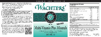 Wachters' No. 40 Multi-Vitamin Plus Minerals - a multivitaminmineral and herbal supplement
