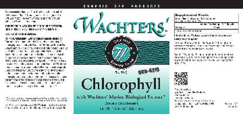 Wachters' No. 41-C Chlorophyll With Wachters' Marine Biological Extract - supplement
