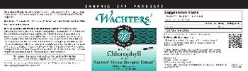 Wachters' No. 41-D Chlorophyll With Wachters' Marine Biological Extract - supplement