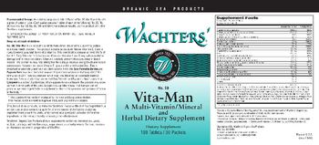 Wachters' No. 50 Vita-Man - a multivitaminmineral and herbal supplementdietary supplement