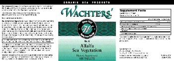 Wachters' No. 6 Alfalfa Sea Vegetation - supplement
