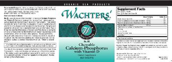 Wachters' No. 60 Chewable Calcium-Phosphorus With Vitamin D - supplement