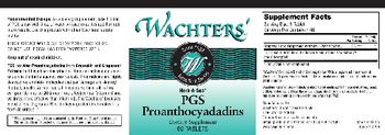 Wachters' PGS Proanthocyadadins - supplement