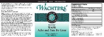 Wachters' WAPR Ache And Pain Be Gone - supplement