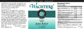 Wachters' WJR Joint Relief - supplement