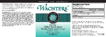 Wachters' Yellow Dock Root Whole Herb And Extract (Rumex crispus) - supplement
