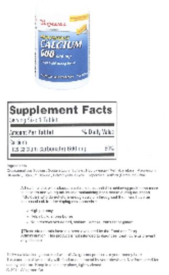 Walgreens High Potency Calcium 600 600 mg - calcium supplement