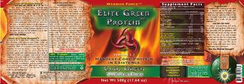 Warrior Force Elite Green Protein Cool Green - 