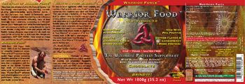 Warrior Force Warrior Food Chocolate - the ultimate protein supplement