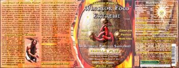 Warrior Force Warrior Food Extreme Vanilla Plus - 