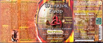 Warrior Force Warrior Food - the ultimate protein supplement