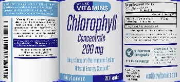 We Like Vitamins Chlorophyll Concentrate 200 mg - supplement