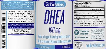 We Like Vitamins DHEA 100 mg - supplement