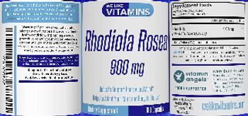 We Like Vitamins Rhodiola Rosea 900 mg - supplement