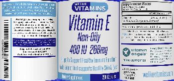 We Like Vitamins Vitamin E Non-Oily - supplement