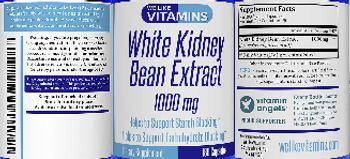 We Like Vitamins White Kidney Bean Extract 1000 mg - supplement