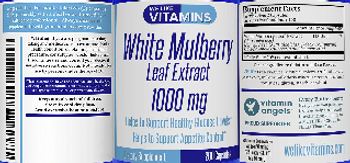 We Like Vitamins White Mulberry Leaf Extract 1000 mg - supplement