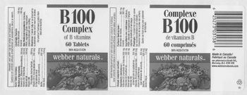 Webber Naturals B100 Complex - 