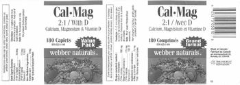 Webber Naturals Cal-Mag 2:1 / With D - 