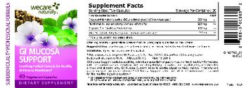 WeCare Naturally GI Mucosa Support - supplement