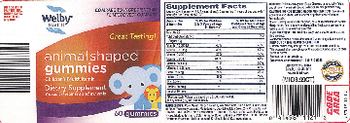 Welby Health Animal Shaped Gummies - supplement