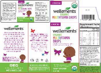 Wellements Organic Multivitamin Drops - supplement