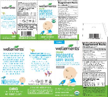 Wellements Organic Probiotic Gripe Water - supplement