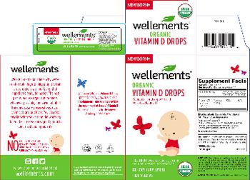 Wellements Organic Vitamin D Drops - supplement