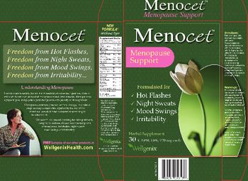 Wellgenix Menocet Menopause Support - herbal supplement