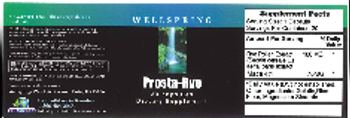 Wellspring Prosta-Rye - supplement