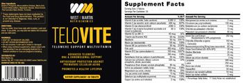 West Martin Telovite - supplement