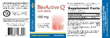 Whitaker Nutrition BioActive Q Ubiquinol 100 mg - supplement