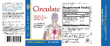 Whitaker Nutrition Circulate - supplement