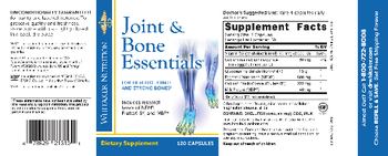 Whitaker Nutrition Joint & Bone Essentials - supplement