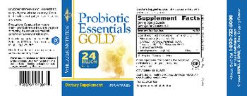 Whitaker Nutrition Probiotic Essentials GOLD 24 Billion CFU - supplement