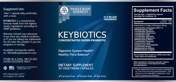 Whole Body Research Keybiotics - supplement