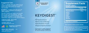 Whole Body Research Keydigest - supplement