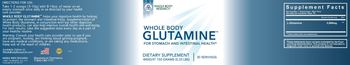 Whole Body Research Whole Body Glutamine - supplement