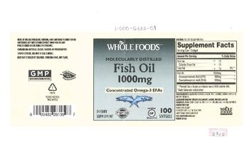 Whole Foods Fish Oil 1000 mg - supplement