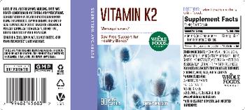 Whole Foods Market Vitamin K2 - supplement